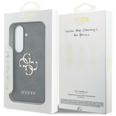 Etui Guess 4G Big Metal Logo do Samsung Galaxy S26 Plus czarny