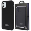 Etui Audi Silicone Case na iPhone 11 / Xr - czarne AU-LSRIP11-Q3/D1-BK