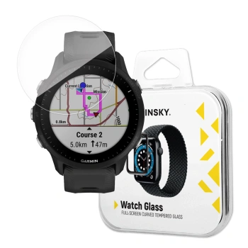 WOZINSKY SZKŁO HARTOWANE FULL GLUE DO GARMIN FORERUNNER 965 ANTYREFLEKCYJNE