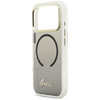 Etui Guess IML Gradient Script Metal MagSafe do iPhone 17 Pro czarny