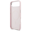 Etui Karl Lagerfeld Karl & Choupette Head Pins Saffiano MagSafe do iPhone Air różowy