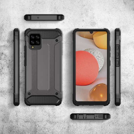 Hybrid Armor pancerne hybrydowe etui pokrowiec iPhone 13 srebrny