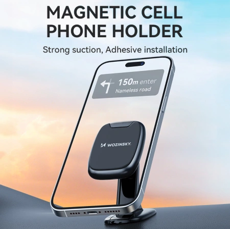 WOZINSKY UCHWYT DO TELEFONÓW MAGNETYCZNY DO SAMOCHODU DO DESKI ROZDZIELCZEJ