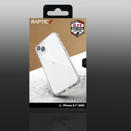 Raptic X-Doria Clear Case etui iPhone 14 pancerny pokrowiec przezroczysty