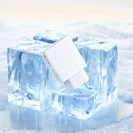 Ładowarka sieciowa Joyroom JR-TCF14 20W USB-A USB-C supercienka - biała