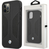 Etui BMW BMHCP12LRSCSK iPhone 12 Pro Max 6,7" czarny/black hardcase Leather Perforate Sides