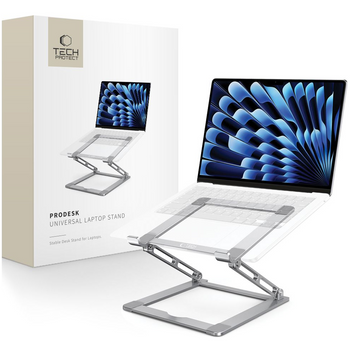 TECH-PROTECT ULS400 PRODESK UNIVERSAL LAPTOP STAND GREY
