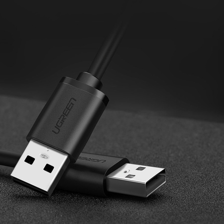 Ugreen kabel USB - USB 2.0 480Mb/s 1.5m czarny (US102)