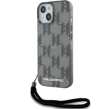 KARL LAGERFELD KLHCP15SHKDPNSK ETUI HARDCASE KL CORD DO IPHONE 13 14 15 6.1