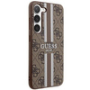 Etui Guess GUHCS23MP4RPSW S23+ S916 - brązowe 4G Printed Stripe