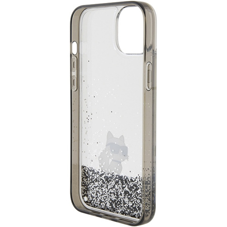 KARL LAGERFELD CASE HARDCASE DO IPHONE 15 14 PLUS TRANSPARENTNE Z CHOUPETTE
