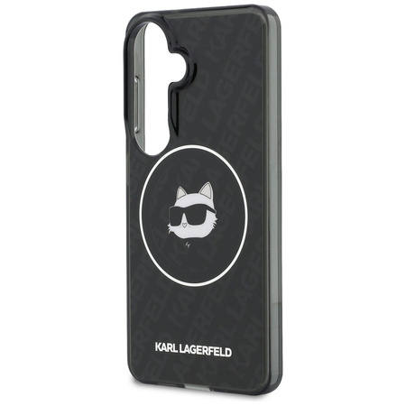 Etui Karl Lagerfeld IML Repeated         Choupette MagSafe do Samsung Galaxy S26 czarny