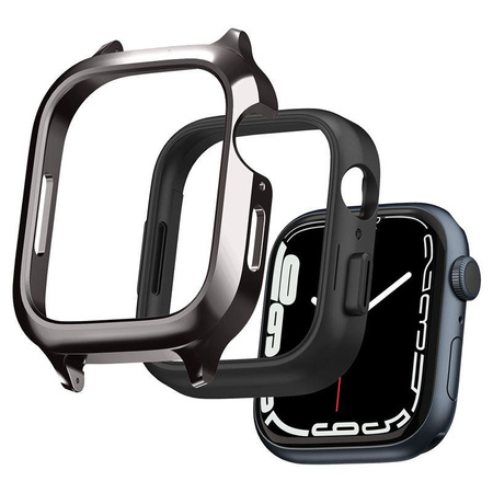 SPIGEN METAL FIT ”PRO” APPLE WATCH 4 / 5 / 6 / 7 / 8 / SE (44 / 45 MM) GRAPHITE