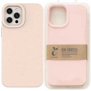 Eco Case etui do iPhone 12 Pro Max silikonowy pokrowiec obudowa do telefonu różowy