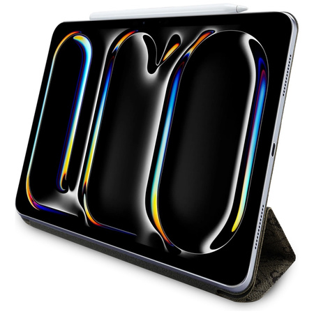 Guess GUFC11PM24PS4SGW iPad Pro 11 2024 brązowy/brown Magnetic 4G Big Logo