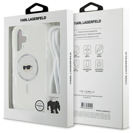 KARL LAGERFELD POKROWIEC Z DO MAGSAFE DO IPHONE 16 6.1 CROSSBODY