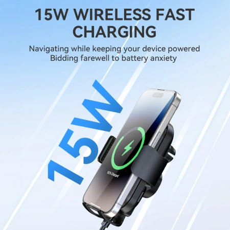 WOZINSKY UCHWYT Z ŁADOWARKĄ INDUKCYJNĄ 15W DO TELEFONÓW DO MAGSAFE SAMOCHÓD