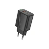 FONENG ładowarka sieciowa EU66 PD 20W 1xUSB-C + 1xUSB QC3.0 + kabel USB-C - Lightning Czarny
