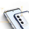 Clear 3in1 etui do Samsung Galaxy S23 silikonowy pokrowiec z ramką niebieskie