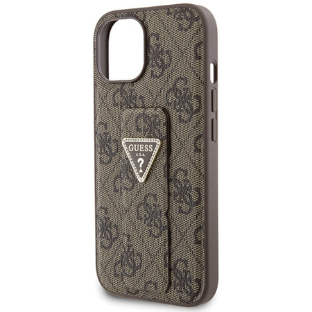 GUESS CASE DO IPHONE 15 14 13 6.1 HARDCASE GRIP STAND 4G Z TRIANGLE STRASS