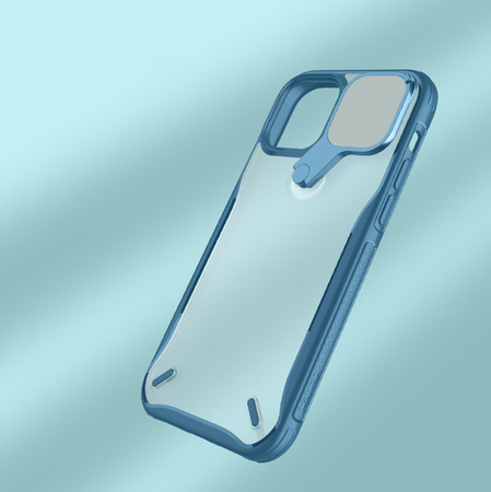 Nillkin Cyclops Case wytrzymałe etui z osłoną na aparat i składaną podstawką iPhone 13 Pro czarny