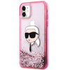 KARL LAGERFELD ETUI HARDCASE DO IPHONE 11 XR KARL HEAD GLITTER POKROWIEC