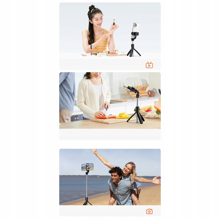 MCDODO KIJEK SELFIE STICK TRIPOD BLUETOOTH STATYW DŁUGI DO IPHONE SAMSUNG