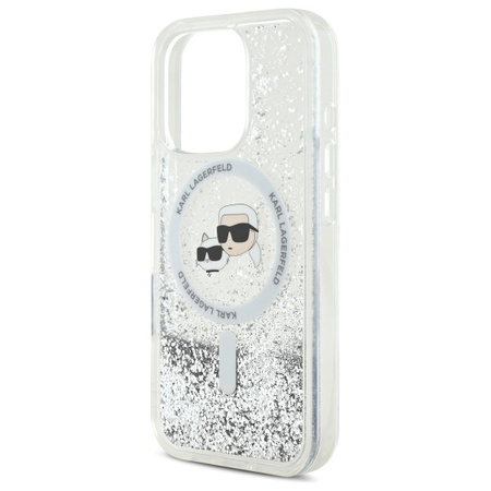 KARL LAGERFELD CASE DO IPHONE 16 PRO MAX 6.9 DO MAGSAFE Z LIQUID GLITTER