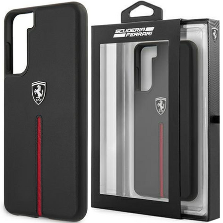 Ferrari FEOSIHCS21SBK S21 G991 czarny/black hardcase Off Track Leather Nylon Stripe