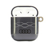 AUDI ETUI POKROWIEC CASE DO APPLE AIRPODS 1 2 GEOMETRYCZNY WZÓR SZARY