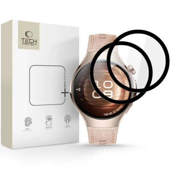TECH-PROTECT SZKŁO HYBRYDOWE GLASS FLEX+ DO HUAWEI WATCH 5 42 MM 2-PACK