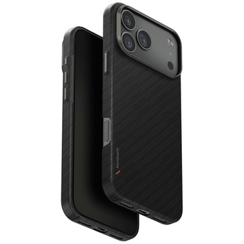 Etui UNIQ Keva EDGE do iPhone 17 Pro Max Magclick Charging czarny