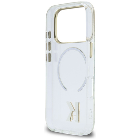 Etui Karl Lagerfeld IML K Head Logo MagSafe do iPhone 17 Pro Max przezroczysty
