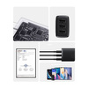 Baseus Compact ładowarka sieciowa 3x USB 17W czarny (CCXJ020101)