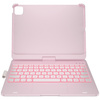 Etui Typecase Flexbook Touch z klawiaturą do iPad Air 11" 2024/2025 jasno różowy