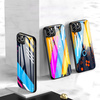 Color Glass Case etui pokrowiec nakładka ze szkła hartowanego z osłoną na aparat iPhone 11 Pro Max pattern 1