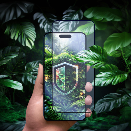 3MK HARDGLASS MAX ECO GRS CU DO APPLE IPHONE 15 PRO MAX OCHRONA EKRANU