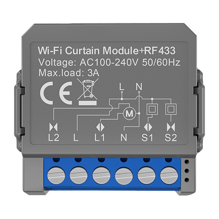 Sterownik zasłon Wi-Fi RF AVATTO CMS16-RF-1