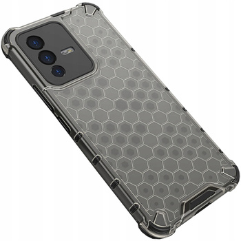 HURTEL ETUI PANCERNE DO VIVO V23 5G HONEYCOMB Z ŻELOWĄ RAMKĄ OCHRONNE
