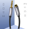 Ugreen przewód kabel przedłużacz AUX 3,5 mm mini jack 1m srebrny (10592)