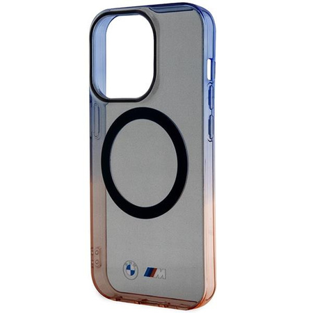 Etui BMW BMHMP14XHTGE na iPhone 14 Pro Max 6.7" - szare hardcase Gradient Bumper MagSafe