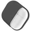 UNIQ etui Lino AirPods 4 Silicone        szary/ash grey