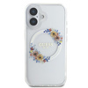 GUESS ETUI HARDCASE IML FLOWERS WREATH DO MAGSAFE DO IPHONE 16 PLUS 6.7