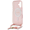 GUESS ETUI HARDCASE DO IPHONE 16 6.1 CROSSBODY CORD SCRIPT DO MAGSAFE