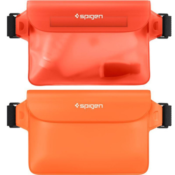 SPIGEN A620 UNIVERSAL WATERPROOF WAIST BAG 2-PACK SUNSET ORANGE