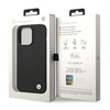 BMW ETUI SILIKONOWE DO IPHONE 15 PRO MAX 6.7 BMHCP15XSILBK Z LOGO METALOWYM