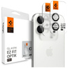 Osłona aparatu Spigen Optik Pro Glas.TR "EZ FIT" Camera Protector 2szt do iPhone 17 / 16 / 16 Plus srebrny