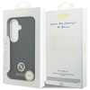 Etui Guess Rhinestone Round Logo MagSafe do Samsung Galaxy S26 czarny