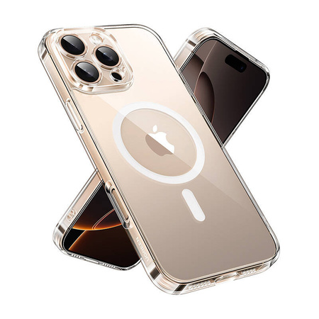 UGREEN ETUI MAGNETYCZNE DO MAGSAFE IPHONE 16 PRO PRZEŹROCZYSTE NIEŻÓŁKNĄCE