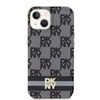 DKNY ETUI HARDCASE DO IPHONE 15 14 13 6.1 DO MAGSAFE WZÓR CHECKERED MONO